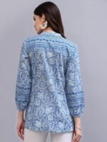Women's Viscose Rayon Floral Printed Top | Short Kurta - Image 4